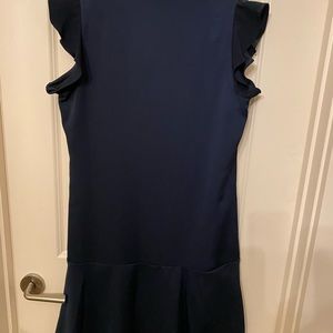 Navy blue cap sleeve Ellen Tracey cap sleeve dress